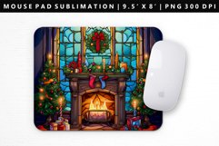 Fireplace Mouse Pad Design | Mouse Pad Sublimation PNG Product Image 1