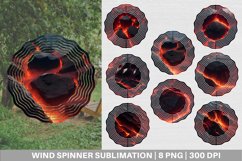 firestone Wind Spinner | Sublimation Spinner Design Product Image 1