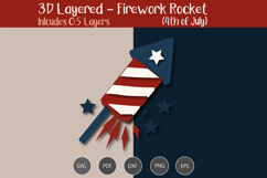 3D Layered Firework Rocket Product Image 2