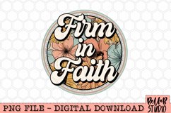 Firm In Faith Sublimation Design Product Image 2