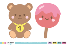 Cute baby birthday printable artwork for invitations and decor