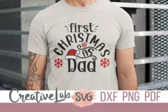 My First Christmas SVG, Family Christmas SVG, DXF, PNG Files Product Image 3