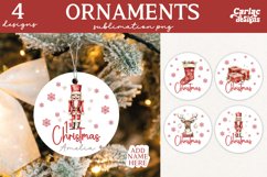 First Christmas Ornaments Sublimation