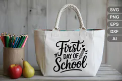 First Day Of School SVG File | Back to School SVG | Teacher Product Image 3