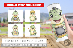 First Day School Dino Tumbler Product Image 1