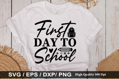 Back to School SVG Bundle - Back to School T-shirt Design Product Image 12