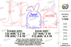 3D Baby's First Easter Bundle Laser Cut. Easter Decor SVG Product Image 7