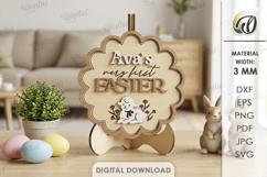 3D Baby's First Easter Bundle Laser Cut. Easter Decor SVG Product Image 11