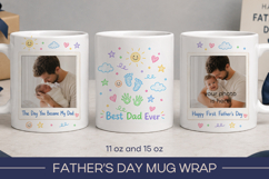 First Fathers Day wrap Mug, Fathers day mug, dad mug Product Image 1