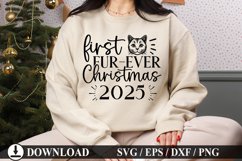 First fur-ever christmas - Pet Christmas Ornament Design Product Image 1