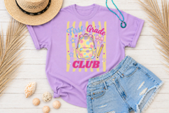 First Grade Club PNG, Retro Back to School Sublimation Product Image 4