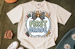 First Grade Png, First Grade Teacher Sublimation designs Product Image 2