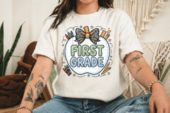 First Grade Png, First Grade Teacher Sublimation designs Product Image 3