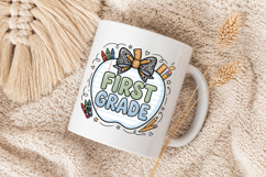 First Grade Png, First Grade Teacher Sublimation designs Product Image 5