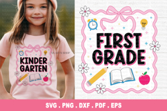 First Grade SVG / PNG, Back To School SVG, School First Day Product Image 1
