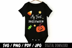 First Halloween SVG PNG / My First Halloween svg png Product Image 1