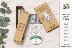 First Holy Communion gift Laser Cut. Christening SVG Product Image 1
