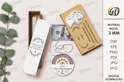 First Holy Communion gift Laser Cut. Holy Communion SVG Product Image 1