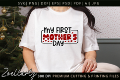 First Mothers Day SVG for Cricut Mama Mom T-shirt Mug Design Product Image 1