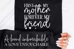 First My Mother Forever SVG Design, Mother&#039;s Day SVG Product Image 2
