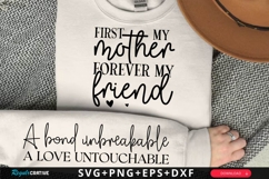 First My Mother Forever SVG Design, Mother&#039;s Day SVG Product Image 1