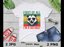 First Of All I&#039;m A Delight Sarcastic Png, Funny Possum Png Product Image 3