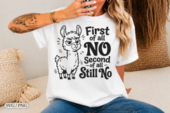 First of All No Second of All Still No SVG Product Image 1