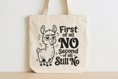 First of All No Second of All Still No SVG Product Image 3