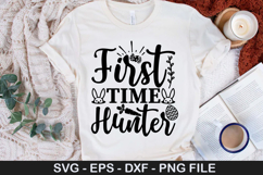 First Time Hunter - Easter SVG Design Product Image 1