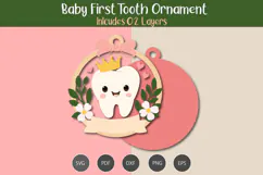 Tooth Fairy Baby Milestone Ornament Product Image 3