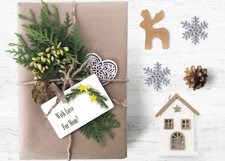 Christmas tree stickers Printable designs Watercolor clipart Product Image 5