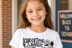 First Day of Kindergarten SVG, Back to School Word Art File Product Image 4