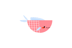 Cute Mediterranean Fish Clipart Isolated Drawn PNG Product Image 2