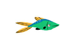 Cute Cartoon Ocean Fish Clipart, Sea Animal Product Image 10
