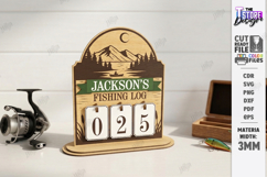 Fishing Log Tracker Laser Cut | Father's Day Gift Idea | CNC Product Image 1