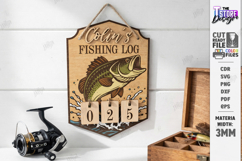 Fishing Log Tracker Laser Cut | Father's Day Gift Idea | CNC Product Image 1
