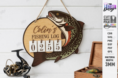 Fishing Log Trackers Laser Cut Bundle | Father's Day Gift Product Image 6
