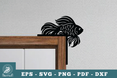 Fish Door Corner Lasercut SVG Product Image 1