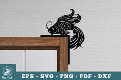 Fish Door Corner Lasercut SVG Product Image 1