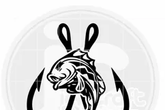 Fish Svg | Fisherman Fishing Hook Svg Product Image 2