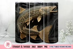 Fish Engraved Tumbler Sublimation Bundle, 20 oz tumbler wrap, Mens tumbler wrap