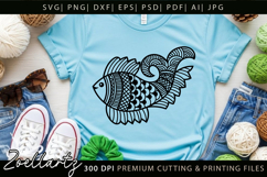 Zentangle Fish SVG PNG Mandala Fish Art Fishing Camping SVG Product Image 5