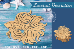 Fish Lasercut Decoration Product Image 1