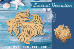 Fish Lasercut Decoration Product Image 1
