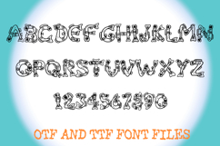 Fish Lettering ABC Text Font Alphabet OTF Goldfish Type Product Image 2
