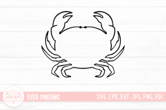 Animal Sea Creature Outline For Coloring Book Product Image 1