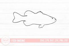 Animal Sea Creature Outline For Coloring Book Product Image 1