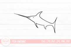 Animal Sea Creature Outline For Coloring Book Product Image 1