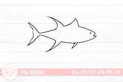 Animal Sea Creature Outline For Coloring Book Product Image 1