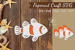 Fish Paper Cut SVG Product Image 1